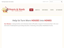 Tablet Screenshot of heartsandhandsindy.org